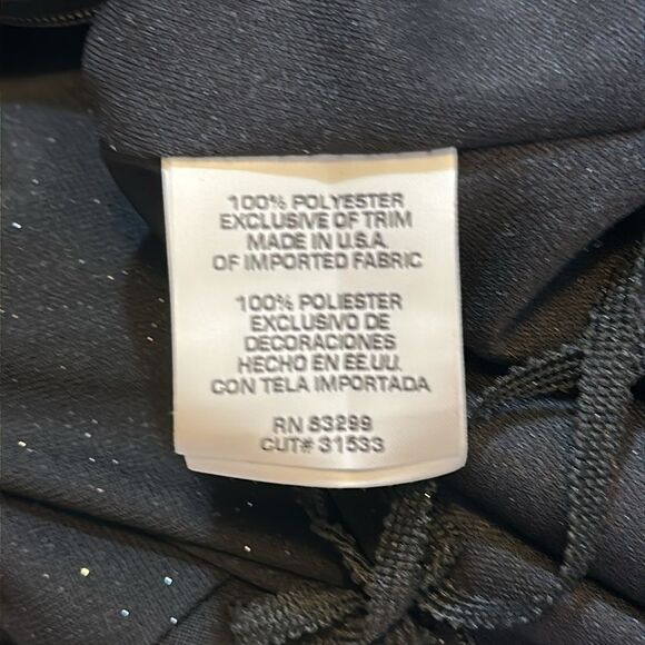 Vintage Jump apparel Elegant Black Halter Evening Dress size 9/10 - Picture 10 of 12